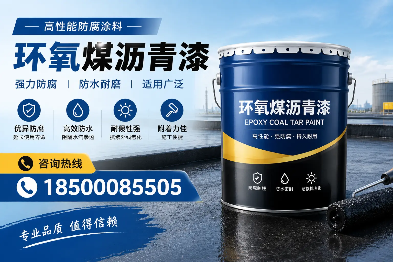 环氧煤沥青漆的主要成分与功能,阜新用户深度了解