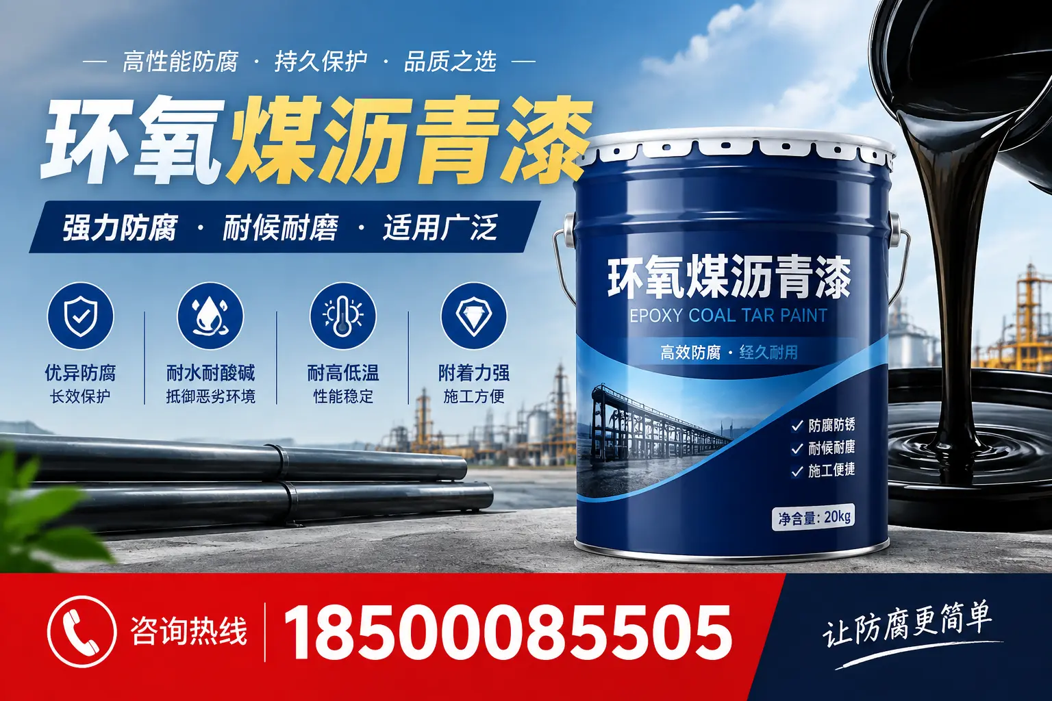环氧煤沥青漆在不同气候条件下的表现分析,阜新适用性